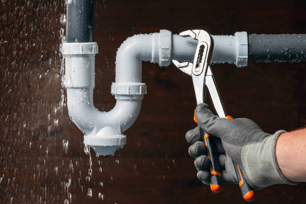 Professional Sewer Line Repair technician working in Newport, NY